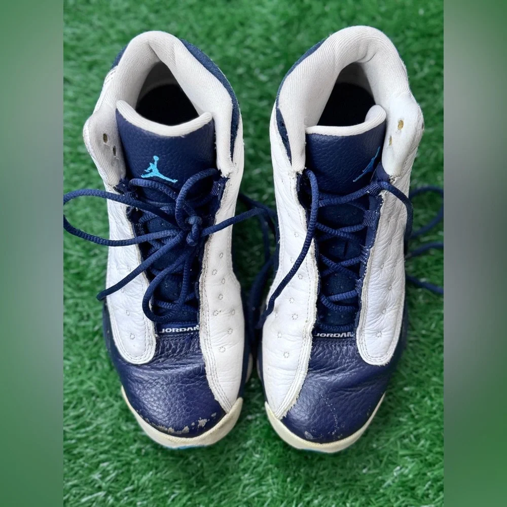Jordan 13‎ Retro White Obsidian Powder Blue (GS) Size 5.5
